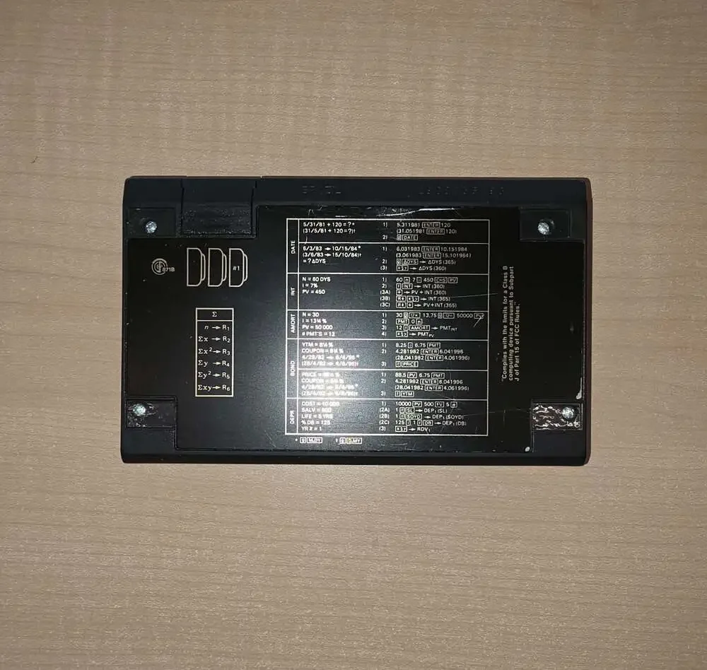Hewlett Packard HP 12C Financial Calculator